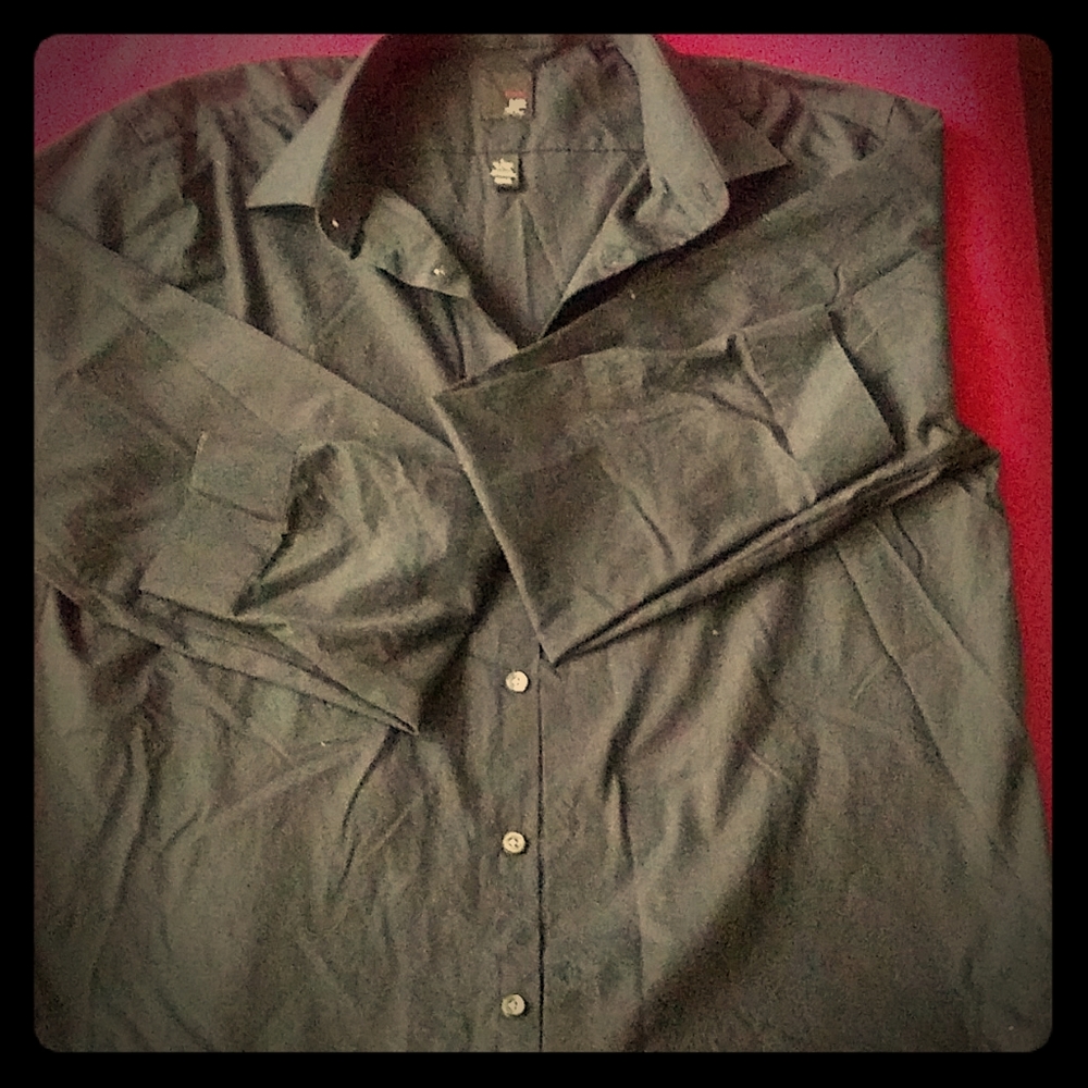 JF Slim Fit Black L 16-16.5